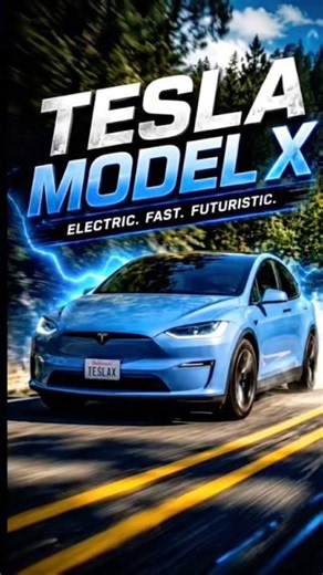 ⚡ Tesla Model X: The Fastest Electric SUV You Need To See! 🚀#viral #automobile