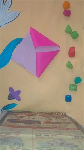 how to make a simple cute bookmark?🌷📖 #ytshorts #viral #craft #bookmark #newshorts