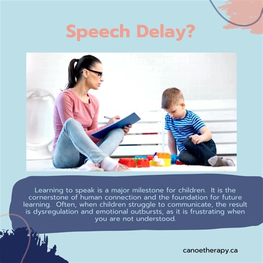 Our Speech and Language Pathologists help children strengthen communication and motor skills through play-based therapy. If your child struggles with babbling, first words, or pronunciation, we can help. 📍Oakville: 905-257-5555 📍Burlington: 905-633-9222 | Canoe Therapy