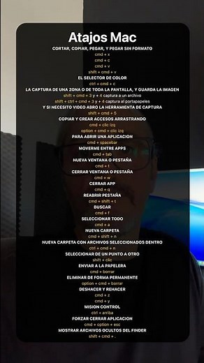 These are the keyboard shortcuts I use daily on my Mac. #apple #mac #macbook #productivity