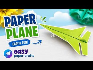 How to Make a Paper Airplane ✈️ | Easy Origami Plane Tutorial for Beginners