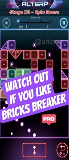 Bricks Breaker Level 29 Tutorial | It's a Therapy |#BricksBreakerQuest #MobileGaming