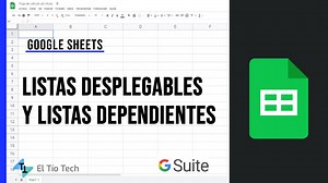 Cómo hacer listas desplegables dependientes en Google Sheets