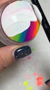 Create crackle nails using a simple layered technique ✨ Start with your choice of base coat (I used clear) and cure for 60 seconds. Apply nail foil glue and cure for another 60 seconds. Using a silicone stamper, pick up pigment powder with an eyeshadow applicator or brush and press it onto the nail. Next, apply white acrylic paint (I prefer matte), right on top of your pigment stamper, let it dry completely, then gently crack it and press it onto the nail to reveal the design. Finish with two co