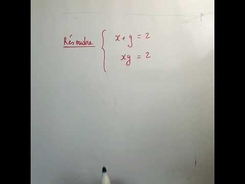 Résoudre un système de deux équations à deux inconnues - MATHS expertes