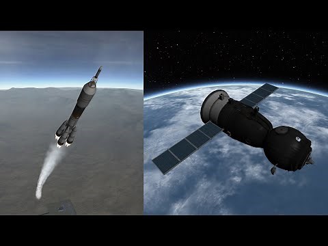 KSP: Building a stockalike Soyuz with the Mat's Aerospace Allotment Mod