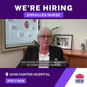Are you looking to make the transition to public-sector nursing? 🌟 Hear from Sally, our Director of Nursing and Midwifery at John Hunter Hospital on what cultural support is available for Enrolled Nurses. 👩‍⚕ Why Work with Us? 👉 Comprehensive orientation program 👉 Supernumerary shifts and opportunity to specialise 👉 Professional development and career advancement opportunities 👉 Clinical Nurse Educator support across all shifts Experience the excitement of working in the only trauma centre