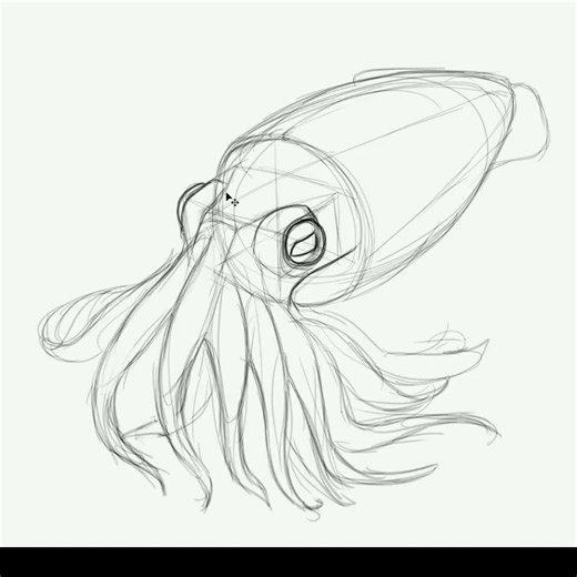 No More “I Can’t Draw!” Try This Squid Tutorial