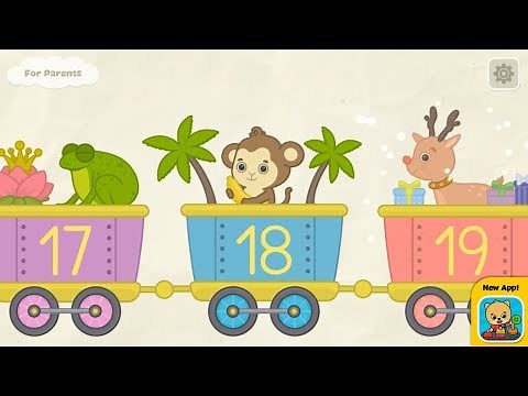 Learning numbers for kids Number 18