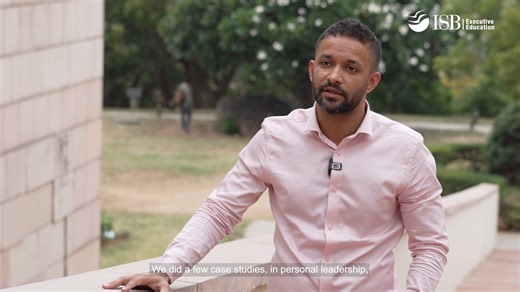 Navigate the complexities of modern business with the General Management Programme (GMP). GMP helps foster interdisciplinary collaboration, sparking innovation that propels leaders to catalyse meaningful change and prepares them for the pinnacle of corporate leadership. Hear from Sumit Mohinani how the programme enriched his perspectives on leadership by networking with leaders from diverse industries and backgrounds. Know more about the programme, https://execed.isb.edu/en/individual-programmes