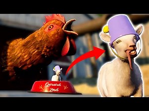 EATEN BY A GIANT CHICKEN! (Goat Simulator 3)