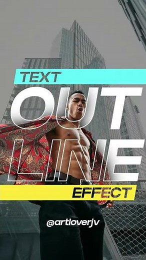 Create Outlined Text in Photoshop