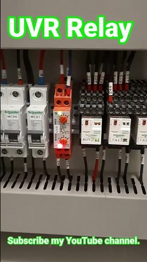UVR Relay Connection | Under and Over Voltage Relay