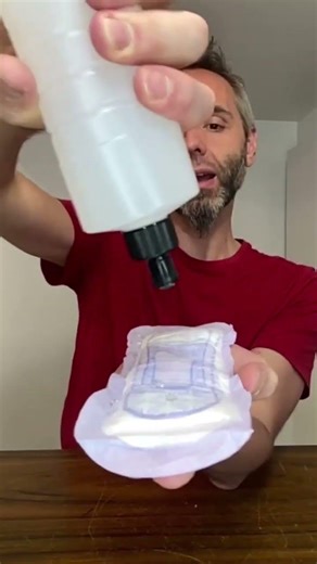 Testing Absorbency with Water