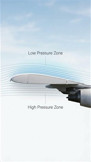 Why Airplane Wings Aren’t Flat ✈️ #Aviation #HowItWorks #science