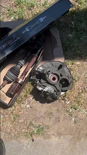 Broken CV Axle about to be replaced