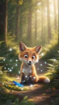 🦊 Finn the Baby Fox and the Shiny Blue Feather | Cute Kids Poem