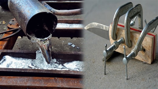 Tools Take Shape with Liquid Metal and Sand