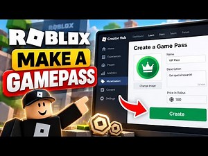 How To Make a Gamepass on Roblox | Create & Sell a Roblox Gamepass