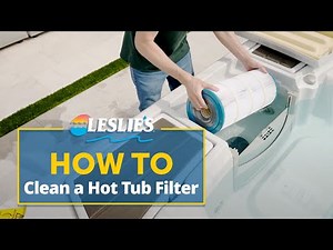 How to Clean a Hot Tub Filter | Leslie's