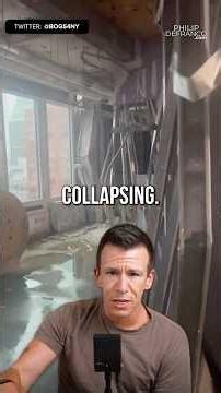 Manhattan evacuation due to a possible collapsing building