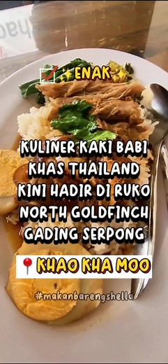 KULINER KAKI BABI THAILAND YANG VIRAL DI GADING SERPONG