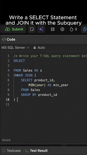 How to Join a Table with Itself Through a Subquery | LeetCode 1070 #shorts