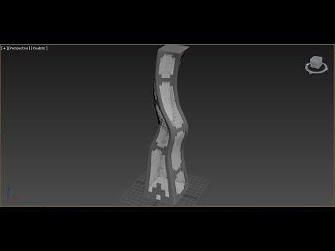 how to model a tower in 3ds Max