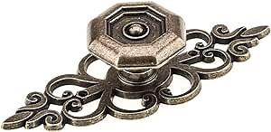 Richelieu Hardware BP46700AE Provence Collection 4-inch (102 mm) x 1 1/2-inch (38 mm) Antique English Transitional Cabinet and Drawer Knob for Kitchen, Bathroom, and Furniture