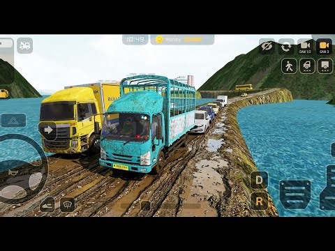 🚛Mini truck Simulator Vietnam gameplay✅Driving through mud and rain making Deliveries 🚦#50