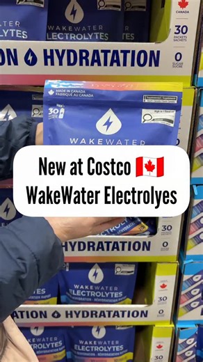 Mr. CME on Instagram: "The NEW @wakewaterca Electrolyte Packs have officially landed at all Costco 🇨🇦 locations nationwide! You get 30 electrolyte packs in 3 refreshing flavours for $38.99 — easy, convenient hydration wherever you go. Why choose WakeWater? ⚡ 4× the electrolytes vs. leading sports drinks 🚫 Sugar-free 🇨🇦 Made in Canada 🏃‍♂️ Perfect for travel, workouts, and everyday hydration 🍉🍋🫐 Blue Raspberry, Watermelon & Lemon Lime Stock up at Costco 🇨🇦 before they’re gone! #WakeWat