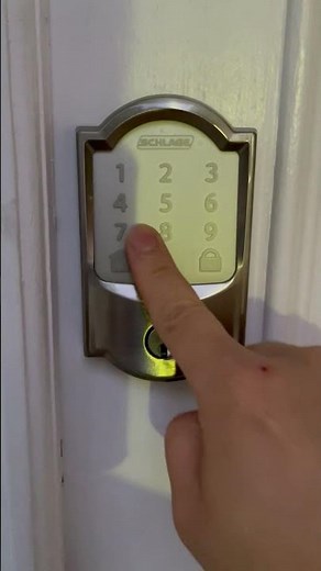 Schlage Encode Smart WiFi Deadbolt Keypad is not responding