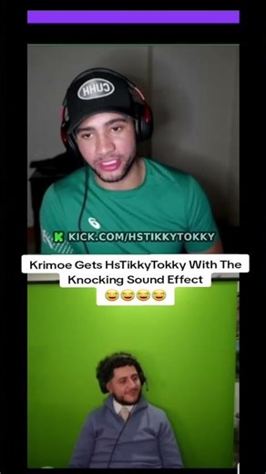 Krimoe Gets HsTikkyTokky With The Knocking Sound Effect😂😂😂😂