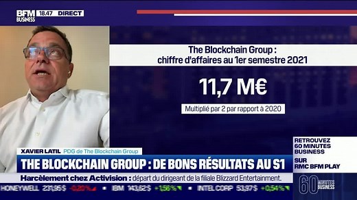 Xavier Latil (The Blockchain Group) : De bons résultats pour The Blockchain Group au premier semestre - 03/08