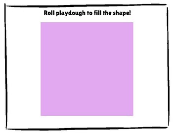 Toddler Fine Motor Playdough Mats | Shapes | Ages 2–3 | Low Prep