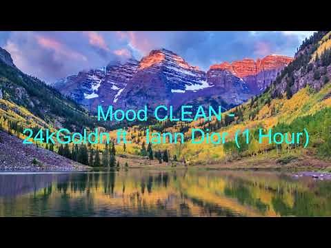 Mood by 24kGoldn ft. Iann Dior -CLEAN- [1 Hour] (Lyrics)