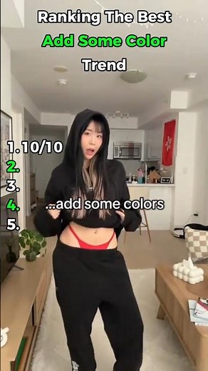 Ranking the best add some color trend
