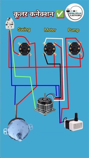 Cooler Wiring Connection with 3 Rotary Switch | Cooler Switch Connection