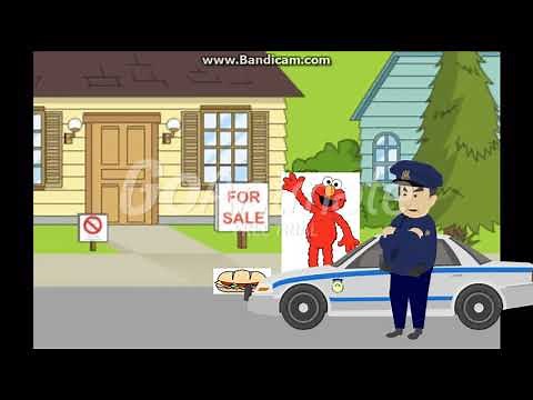 Caillou Gets Elmo Arrested and Gets Grounded