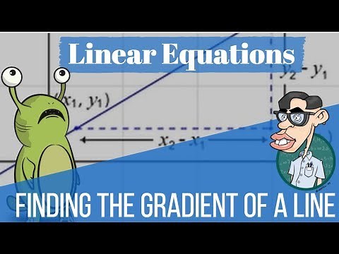Finding the Gradient of a Line Between Two Points