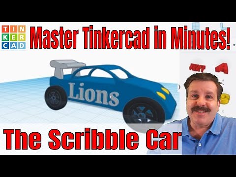 Fast and Fun! Whip up your own Tinkercad Scribble Car in Minutes!