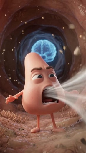 छींक आते ही शरीर के अंदर क्या होता है? 🤧😱 | Human Body Facts #Shorts