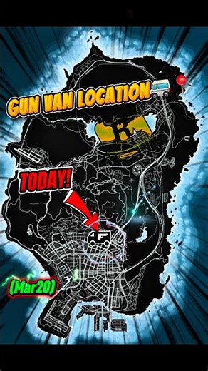TODAY’S Gun Van Location GTA Online 🔥