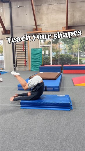 FLIP&TWIST on Instagram: "Teaching proper shapes early on can help a child progress exponentially quicker. Give them a solid foundation to build off of. #gym #gymnastics #tumbling #tumble #cheer #cheerleading #workout #eldoradohills #flipandtwist"