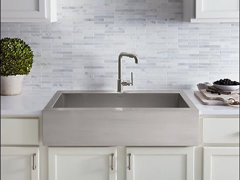 Simplify Your Kitchen Upgrade: KOHLER® Vault™ Farmhouse Sink Installation Guide