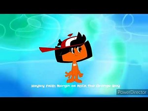 Nick JR (1973) Orange and Blue Children Mascots