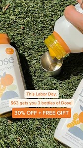 Fatigue, sluggish metabolism, or digestive concerns? It could be your liver! Support it with Dose. 🧡 Meet Dose for your Liver: 💡Clinically-backed liver health supplement: participants reported positive impacts on ALT 💧 2oz daily shot 🏃 Boosts energy levels supports digestion & metabolism 🫚Organic turmeric, milk thistle & ginger 🍊Tastes like orange juice! Try Dose today and save when you subscribe. THIS is the new non-negotiable in your wellness routine. | Dose
