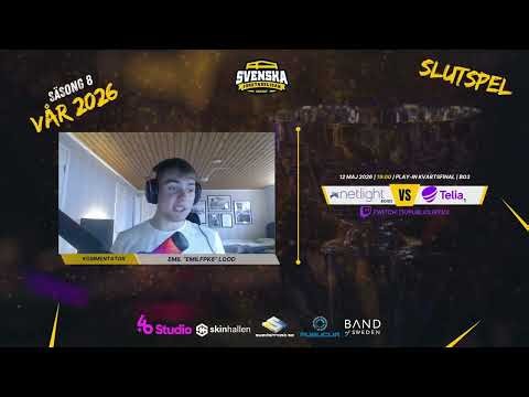 Företagsligan Vår 2026 | CS2 | Play-in Kvartsfinal | Netlight AB Boids vs. Telia Sverige AB 1