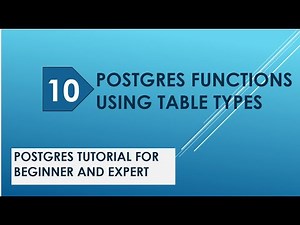 postgres functions | postgres table types | postgres record data | postgres postgresql tutorial