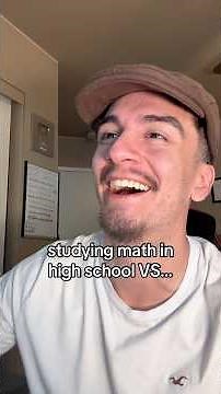 Studying Math in High School VS College